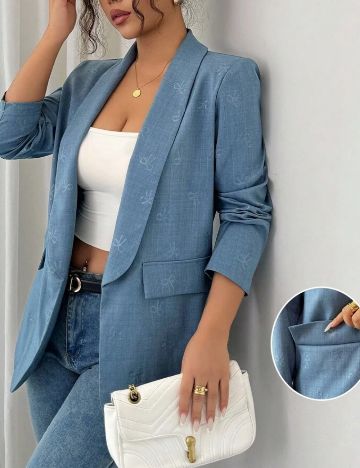 Sacou Shein, albastru