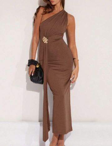 Rochie maxi Shein, maro