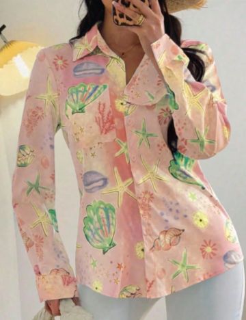 Cămașă Shein, mix culori