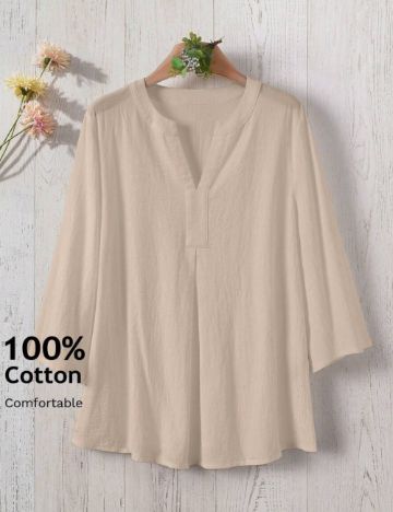 Cămașă Shein, bej