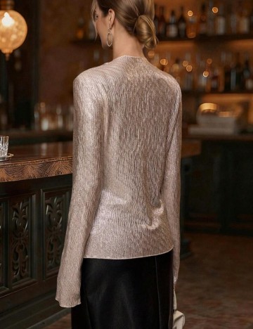 Cămașă Shein, auriu