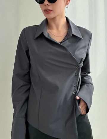 Cămașă Shein, gri