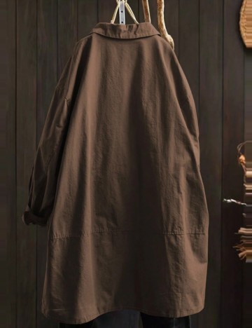 Trench Shein Curve+, maro