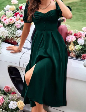 Rochie midi Shein, verde