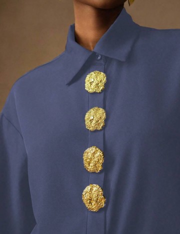 Cămașă Shein, albastru