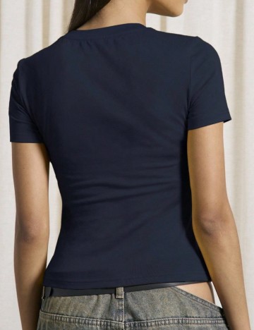 Top Shein AIIRZ, albastru