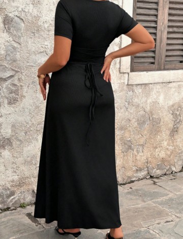 Rochie maxi Shein Curve+, negru