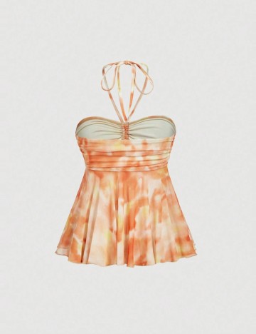 Top Shein, portocaliu