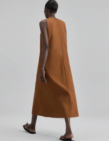 Rochie midi Shein, cărămiziu