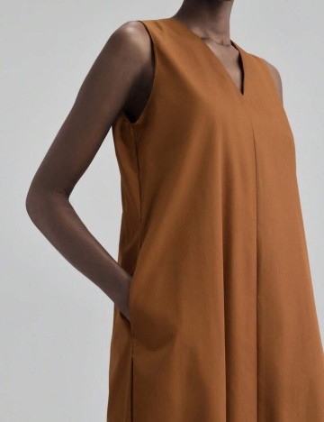 Rochie midi Shein, cărămiziu