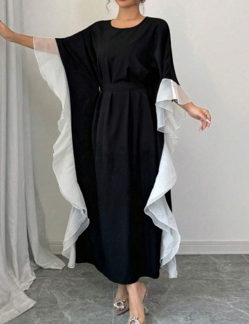 Rochie midi Shein, mix culori