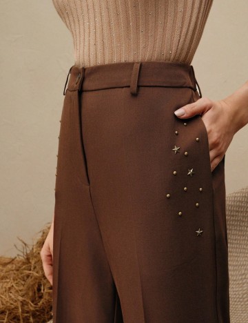 Pantaloni Shein Anewsta, maro