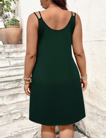Rochie mini Shein Curve+, verde