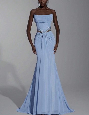 Rochie de ocazie Shein, albastru