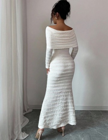 Rochie maxi Shein, alb