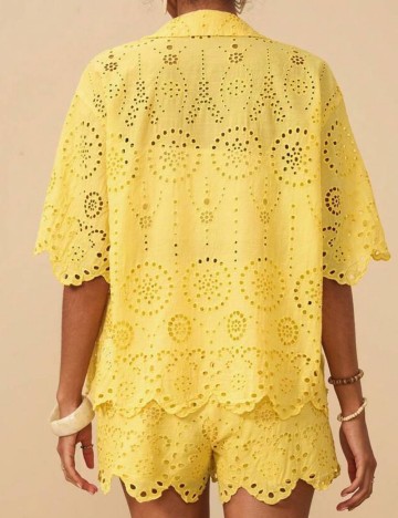 Cămașă Shein, galben