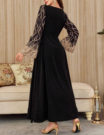 Rochie maxi Shein, mix culori