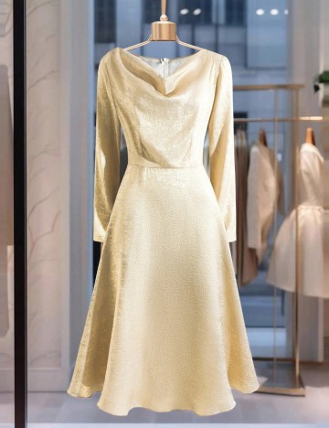 Rochie midi Shein, auriu