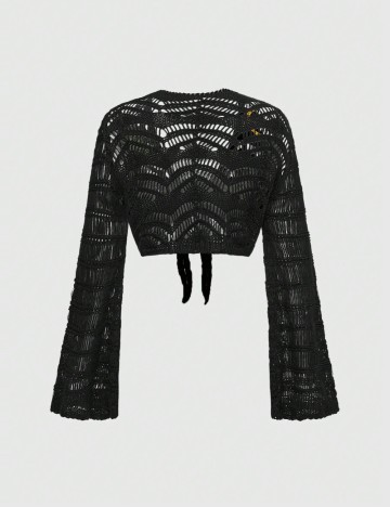 Cardigan Shein Romwe, negru