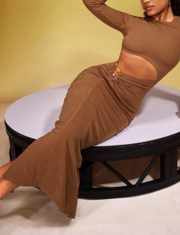 Rochie maxi Shein, maro