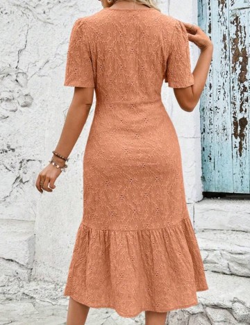 Rochie midi Shein, portocaliu