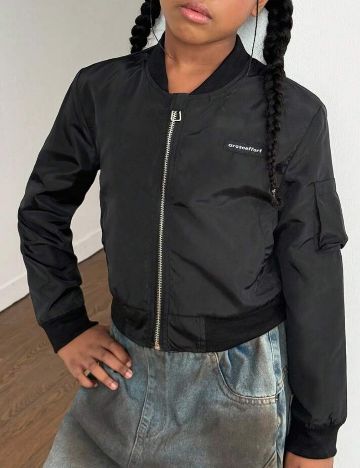 Geacă de f&acirc;ș Shein, negru