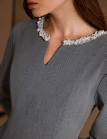 Rochie midi Shein, gri