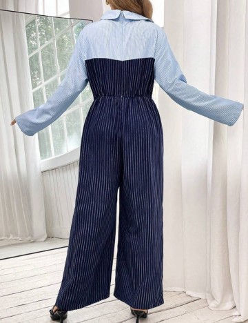 Salopetă lungă Shein Curve+, mix culori