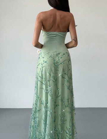 Rochie maxi Shein, verde