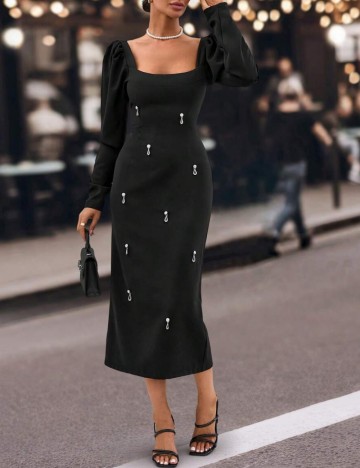 Rochie midi Shein, negru