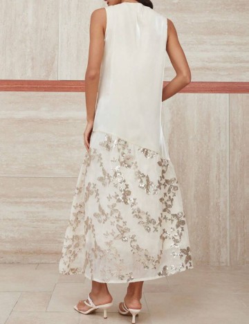 Rochie midi Shein, crem