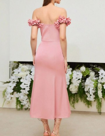 Rochie midi Shein, roz