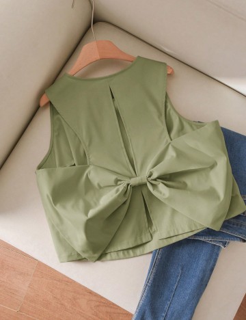Top Shein Curve+, verde