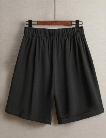 Pantaloni scurți Shein, negru