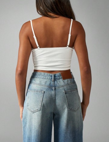 Top Shein Missguided, alb