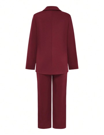 Compleu Shein, vișiniu