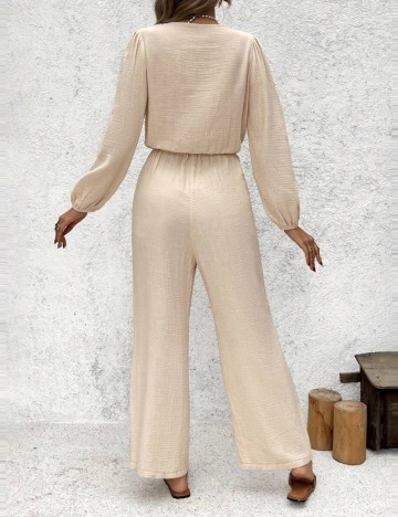 Salopetă Shein, crem