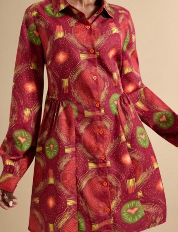 Rochie midi Shein, mix culori