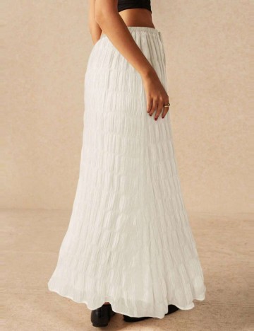 Fustă midi Shein, crem