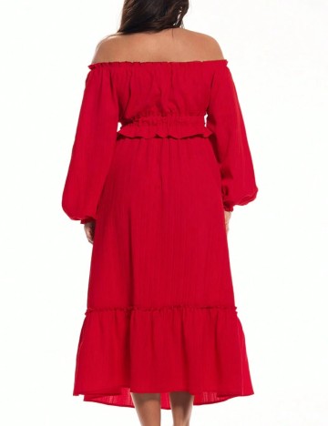 Compleu Shein Curve+, roșu