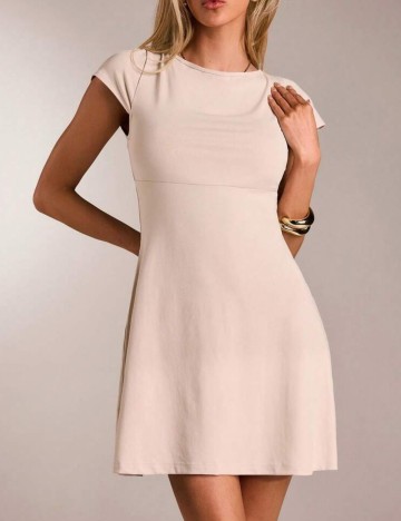 Rochie mini Shein Forever 21, bej