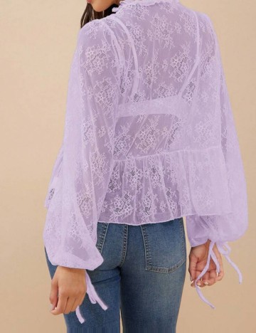 Cămașă Shein, mov
