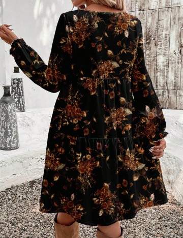 Rochie mini Shein Emery Rose, mix culori