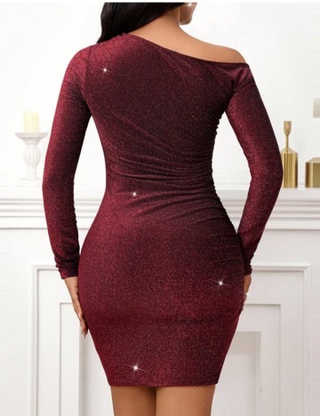 Rochie mini Shein Curve+, roșu