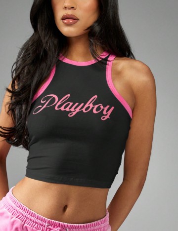 Top Shein Missguided, negru