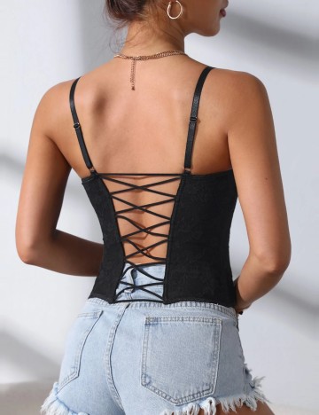 Top Shein, negru