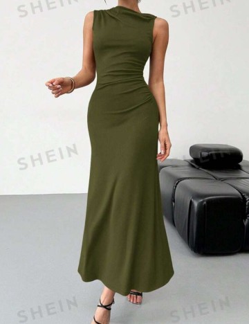 Rochie midi Shein, verde