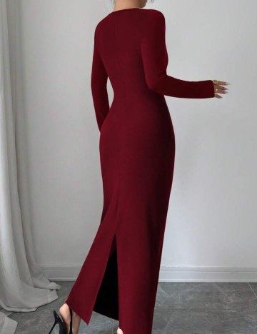 Rochie midi Shein, vișiniu