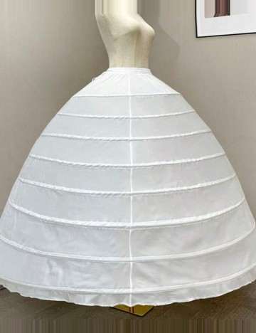 Crinolină pentru rochia de mireasă Shein, alb