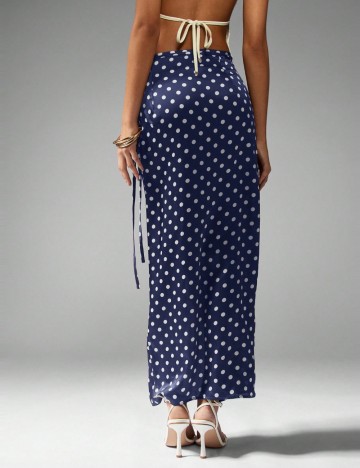 Fustă midi Shein Missguided, albastru